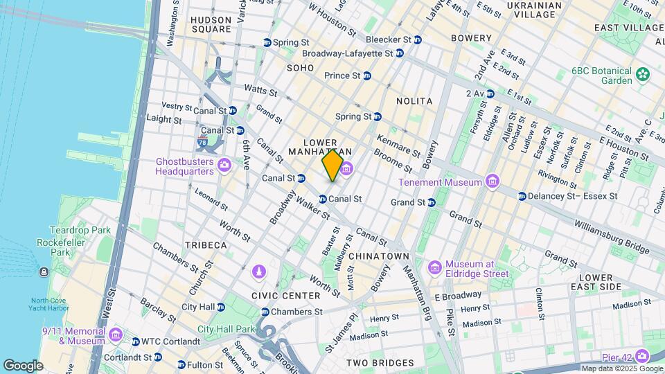 129 Lafayette St Mapa y Detalles de la Ubicación