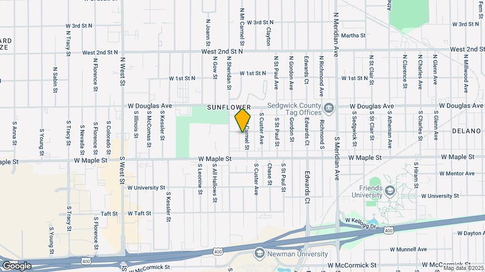 207 S Mt Carmel St Map and Location Details