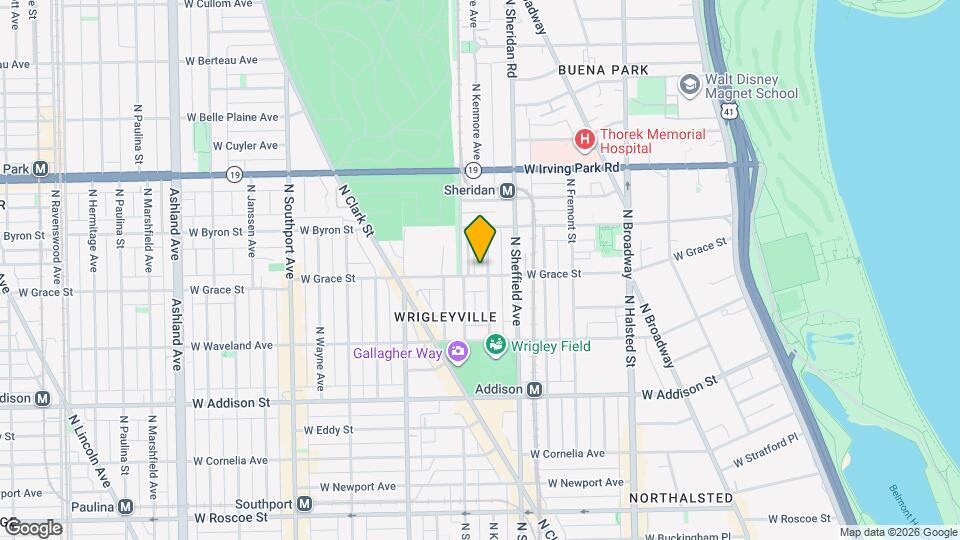 1036 W Grace St, Unit M07H Map and Location Details