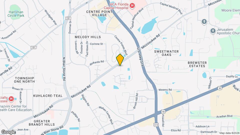 1830 Ashley Hall Way Map and Location Details