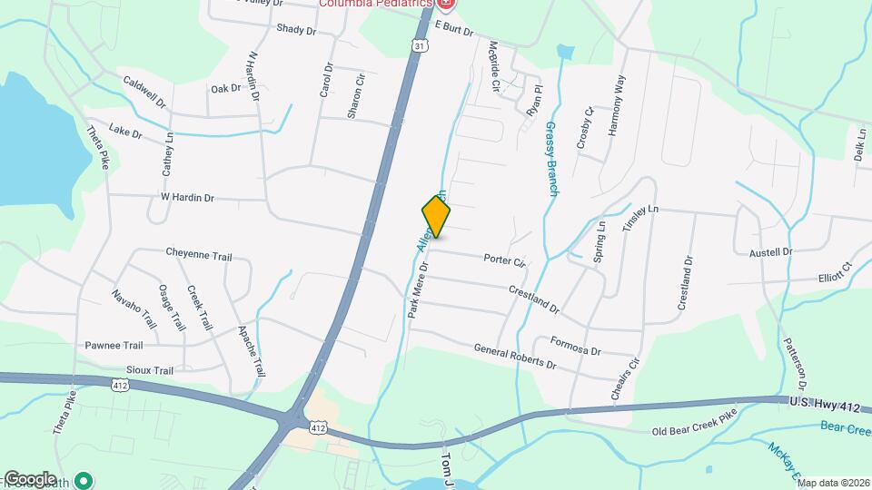 201 Porter Cir Map and Location Details