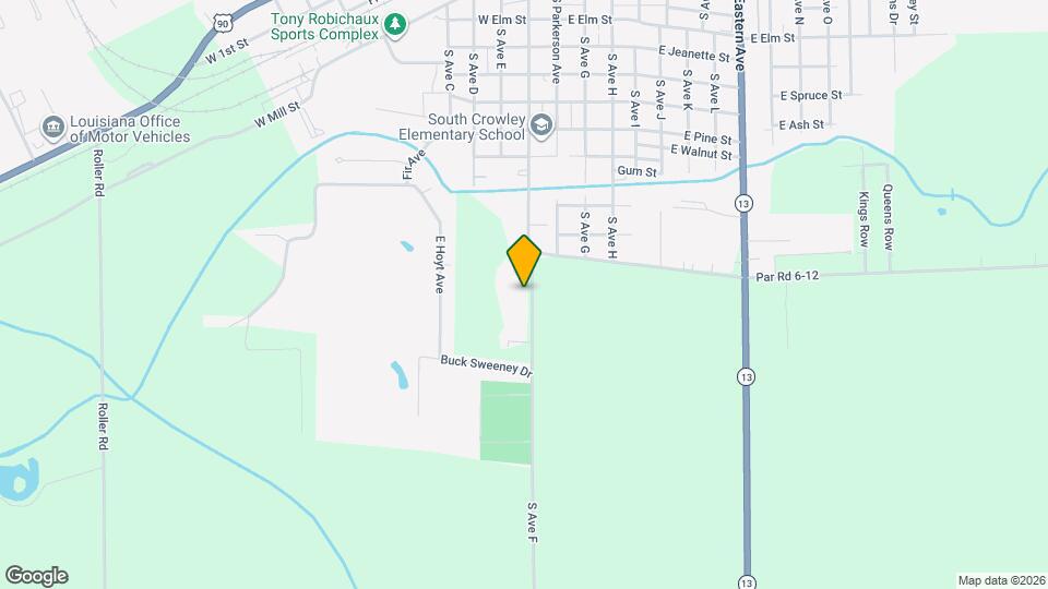 2114 S Ave F Map and Location Details