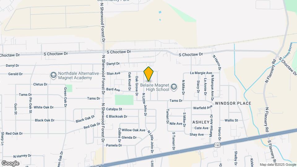2141 Shady Oaks Dr Map and Location Details