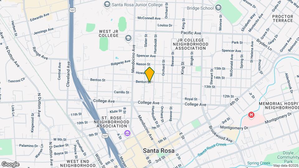 618 Benton St Mapa y Detalles de la Ubicación