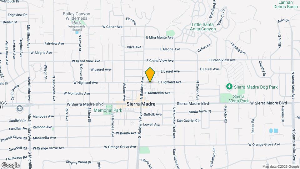 46 E Highland Ave Mapa y Detalles de la Ubicación