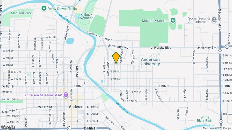 603 E 5th St Map and Location Details