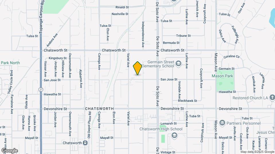 21025 San Jose St Map and Location Details