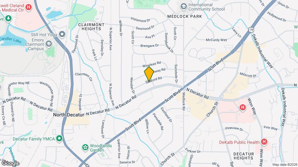 2305 Sanford Rd Map and Location Details