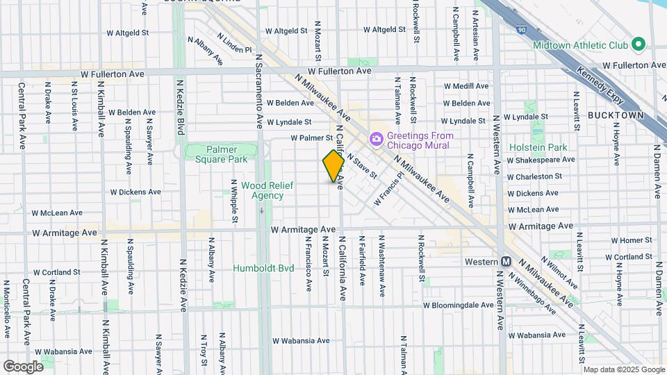 2064 N California Ave Map and Location Details