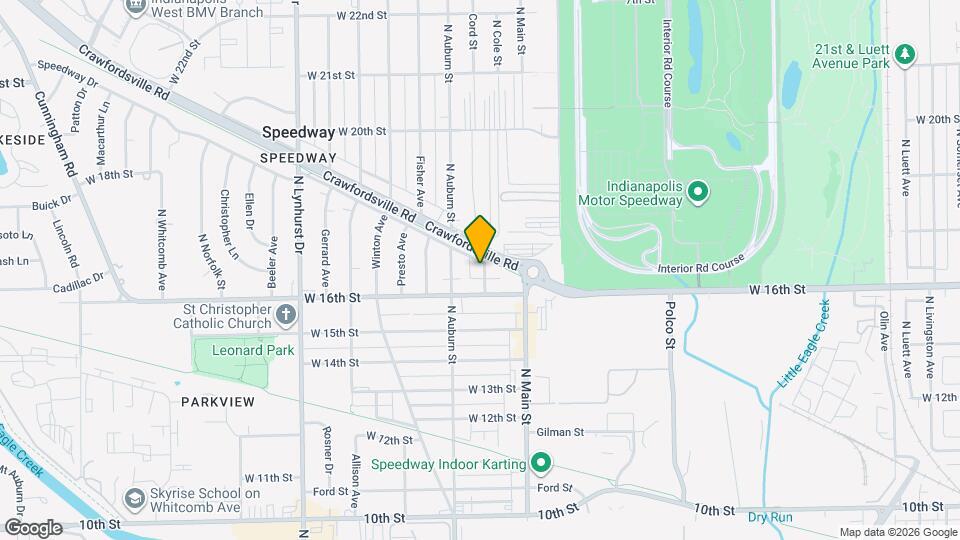 1616 Cord St Map and Location Details