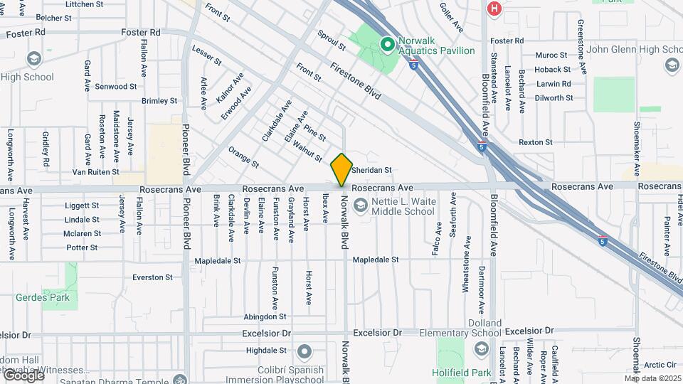14301 Norwalk Blvd Map and Location Details