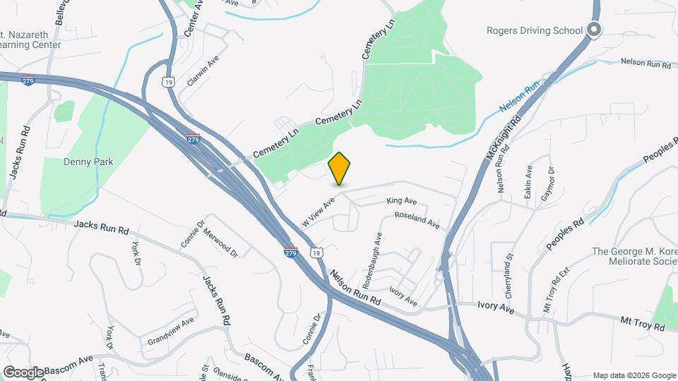 81 W View Ave Map and Location Details