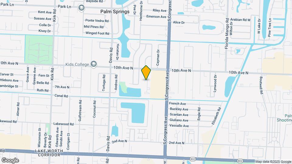Brandon Palm Springs Apartment Homes Map and Location Details