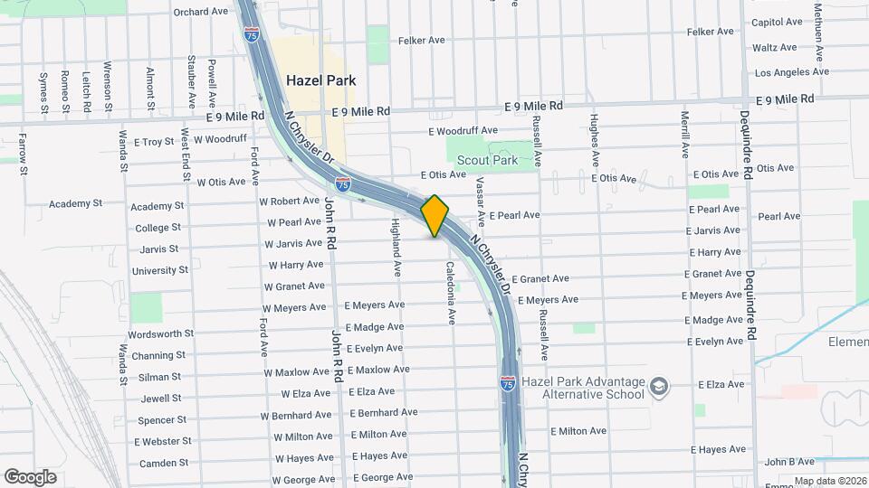 628 E Jarvis Ave Map and Location Details