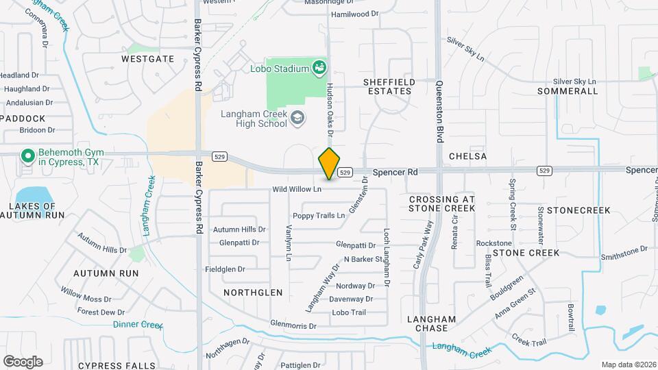 17518 Wild Willow Ln Map and Location Details