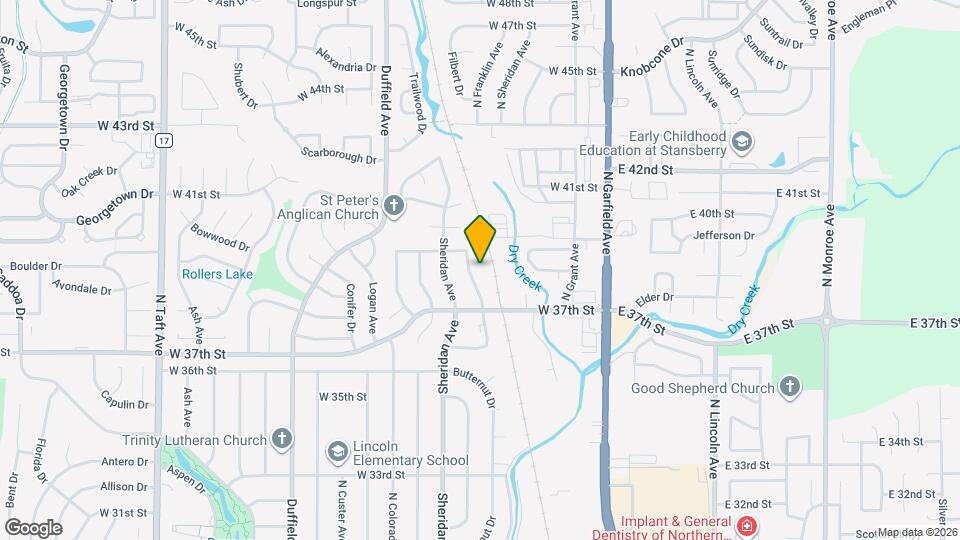 3750 Butternut Ave Map and Location Details