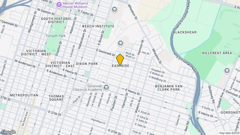 768 E Waldburg St Mapa y Detalles de la Ubicación