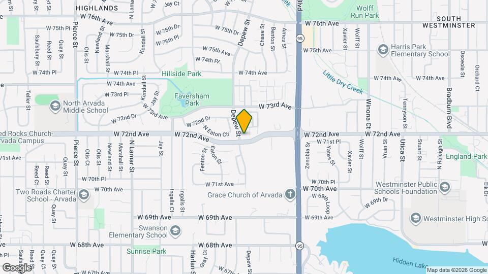 5556 W 72nd Pl Map and Location Details