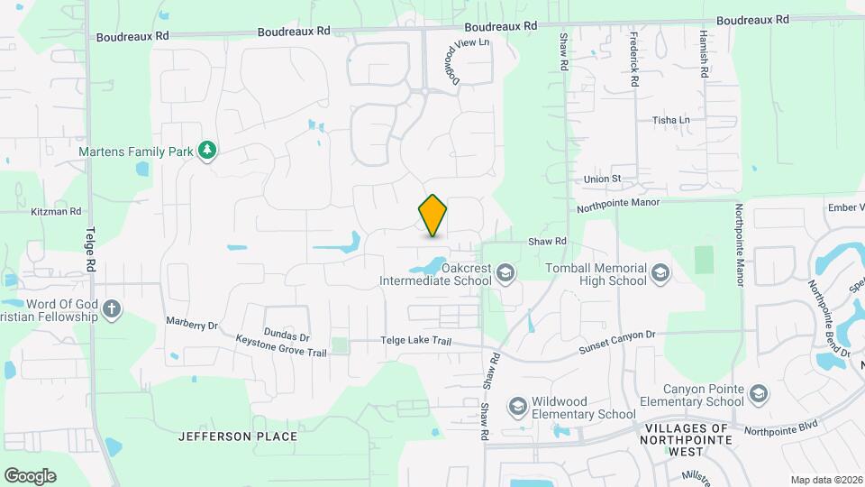 15026 Sparrows Nest Ln Map and Location Details