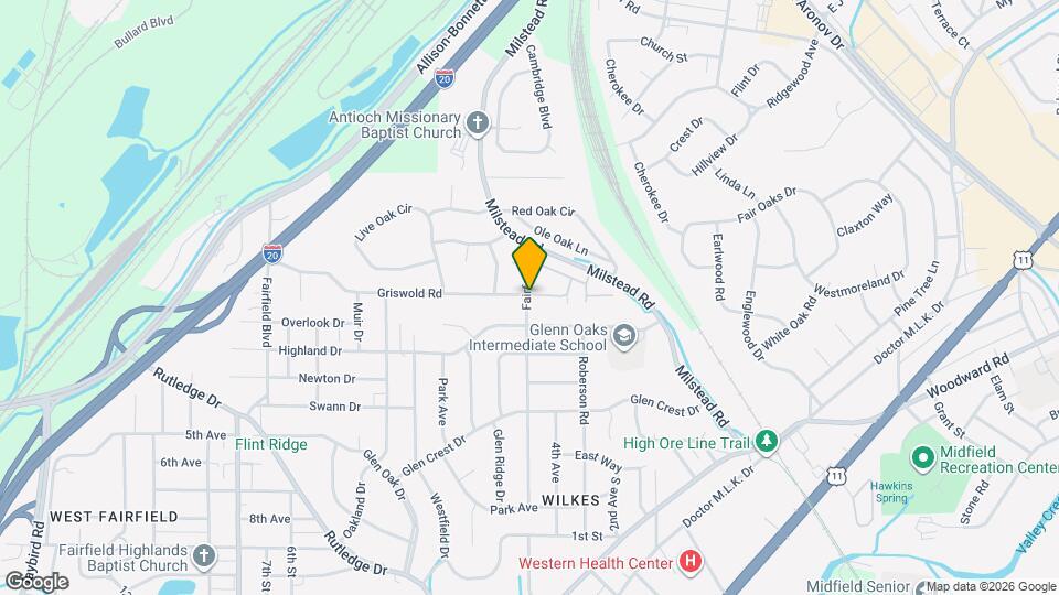 Chateau Glen Oaks Apartments Map and Location Details