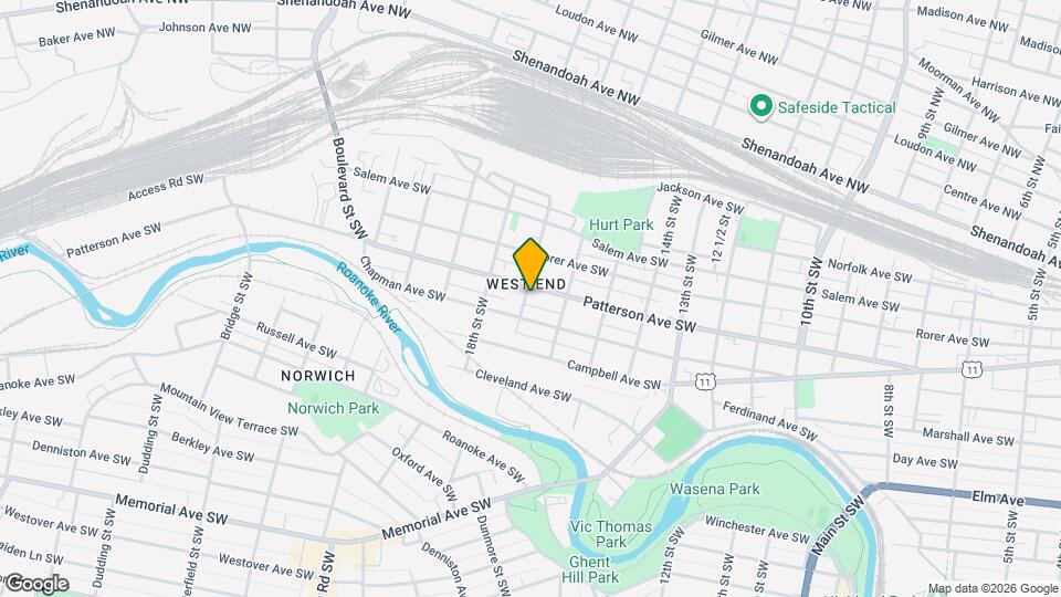 1630 Patterson Ave SW, Unit Lower Map and Location Details