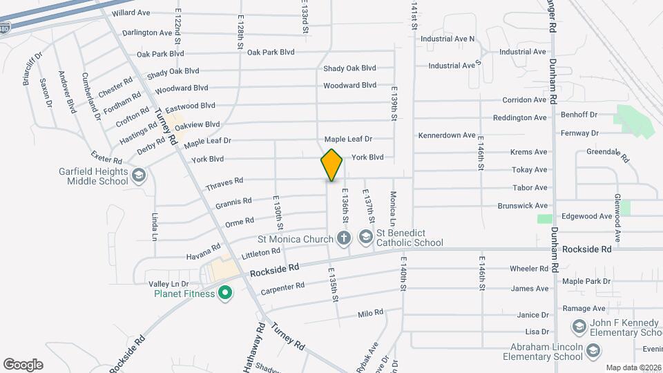 13508 Thraves Rd Map and Location Details