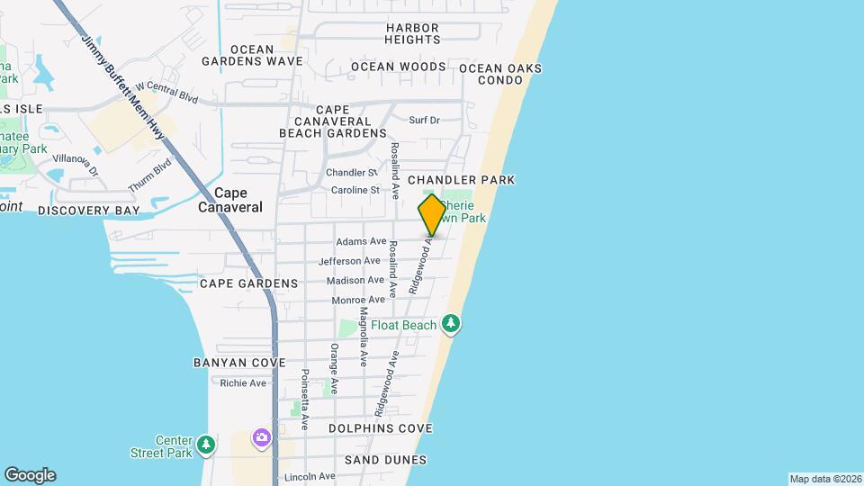 8154 Ridgewood Ave Map and Location Details