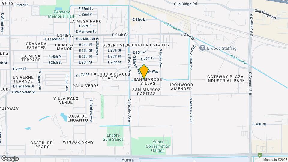 2171 E 27th St Map and Location Details