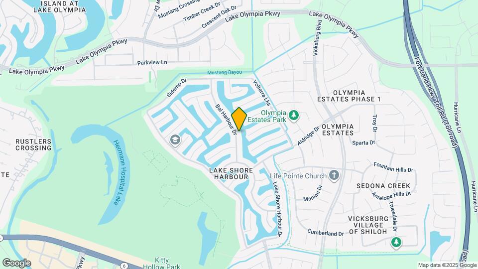 2527 Bal Harbour Dr Map and Location Details