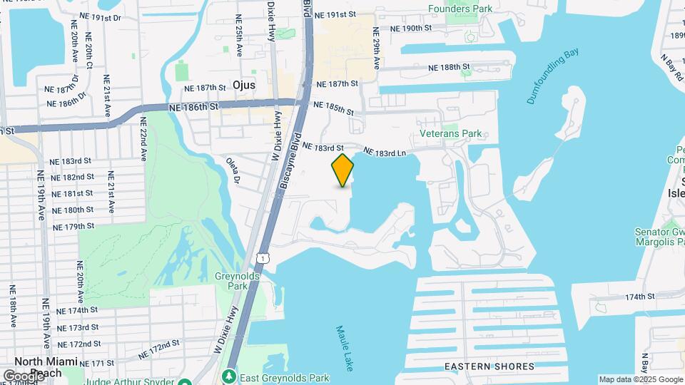 18071 Biscayne Blvd, Unit #1704 Mapa y Detalles de la Ubicación