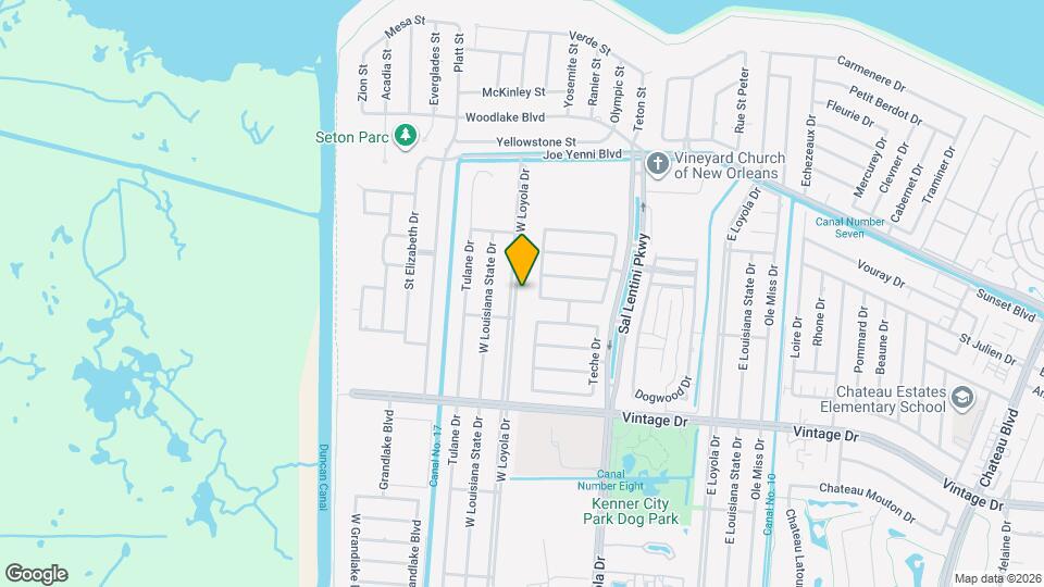 4124 W Loyola Dr Map and Location Details