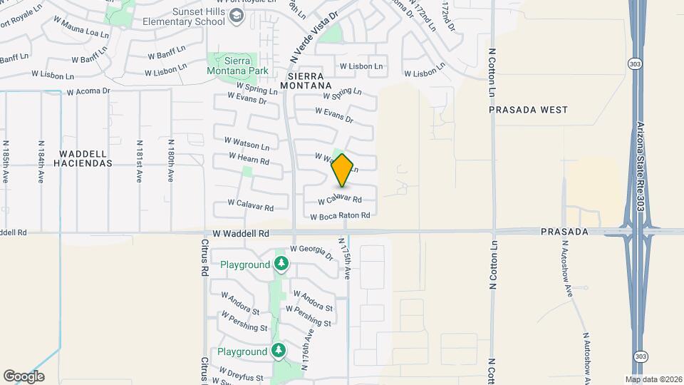 17522 W Calavar Rd Map and Location Details