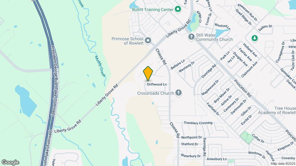 6605 Driftwood Ln Map and Location Details