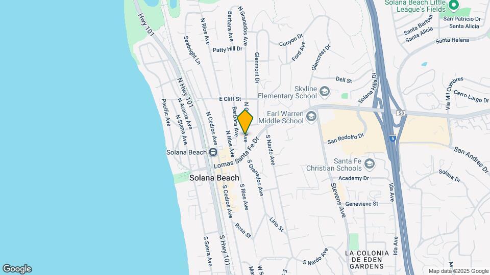 145 N Granados Ave Mapa y Detalles de la Ubicación