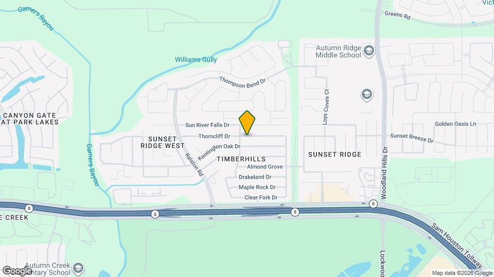 10910 Thorncliff Dr Map and Location Details