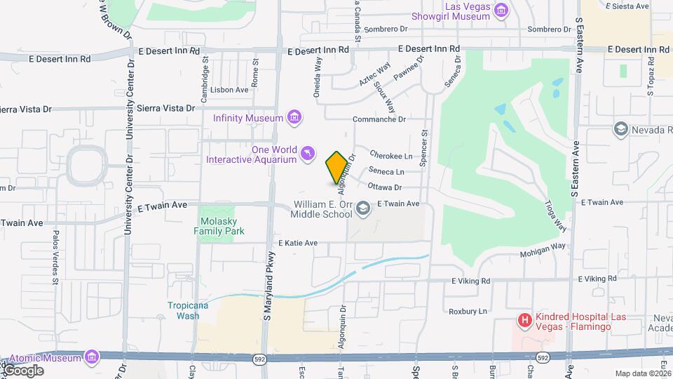 3653 Algonquin Dr Map and Location Details