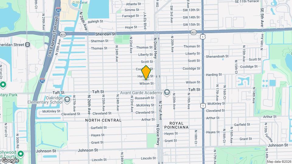 1826 N 22nd Ave Map and Location Details