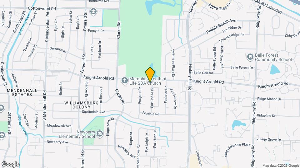 3235 Fox Chase Dr Map and Location Details