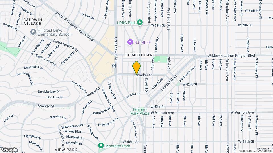 3404 Stocker St Map and Location Details