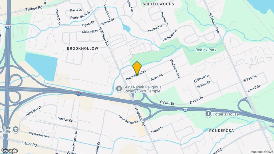 3553 Brookside Blvd Map and Location Details
