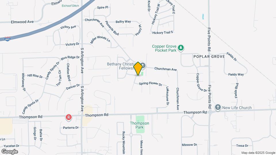 4645 Deacon Ln Map and Location Details