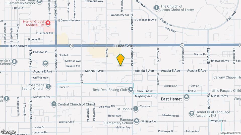 25981 Cherrywood Dr Map and Location Details