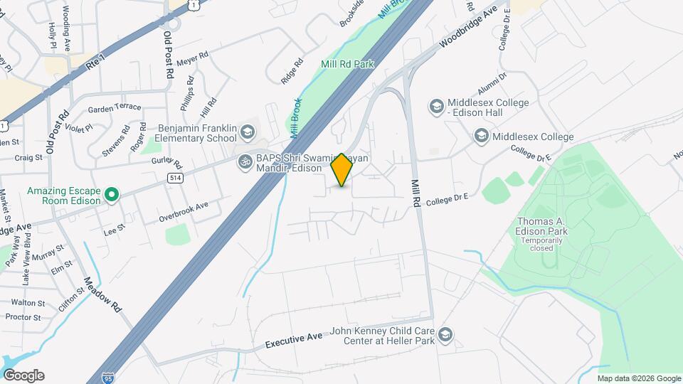 Mill Brook Village Map and Location Details