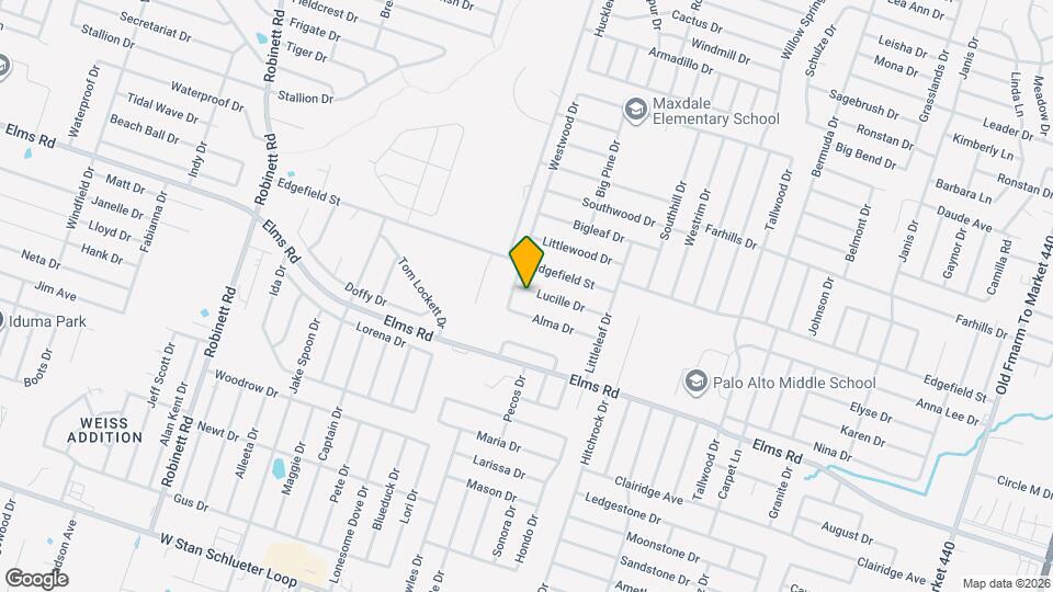 2806 Lucille Dr Map and Location Details