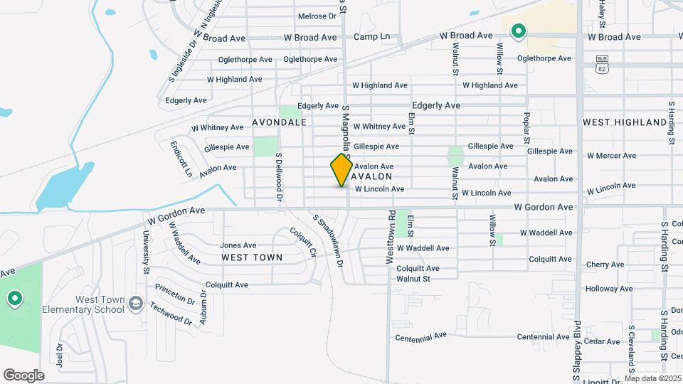 1702 W Lincoln Ave Map and Location Details