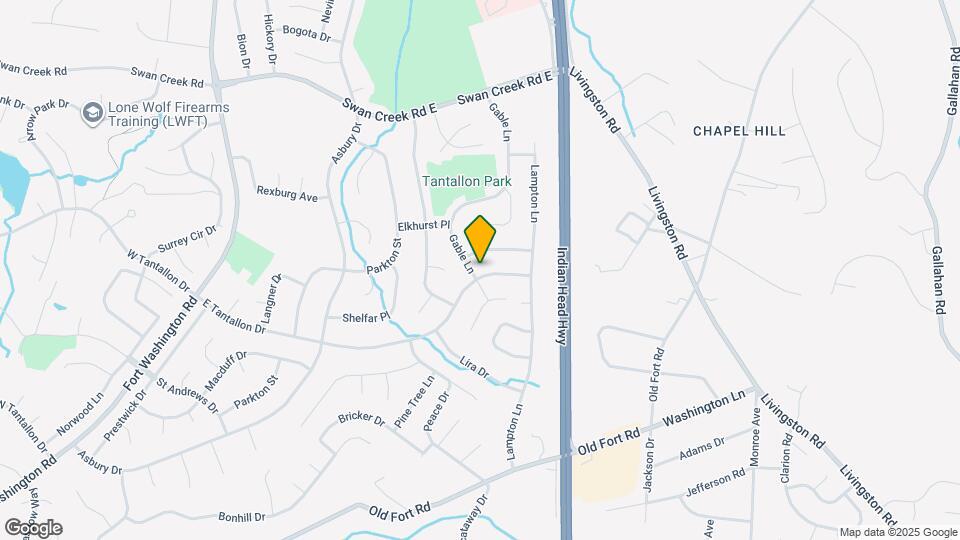 900 E Tantallon Dr Map and Location Details