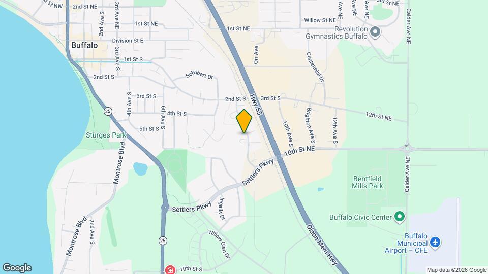 501 Creekside Dr Map and Location Details