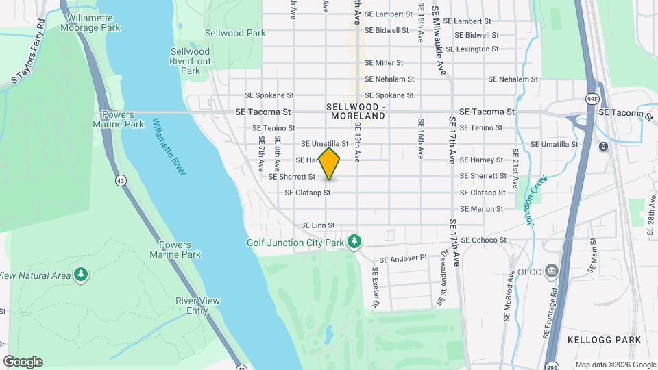 8524 SE 11th Ave Mapa y Detalles de la Ubicación