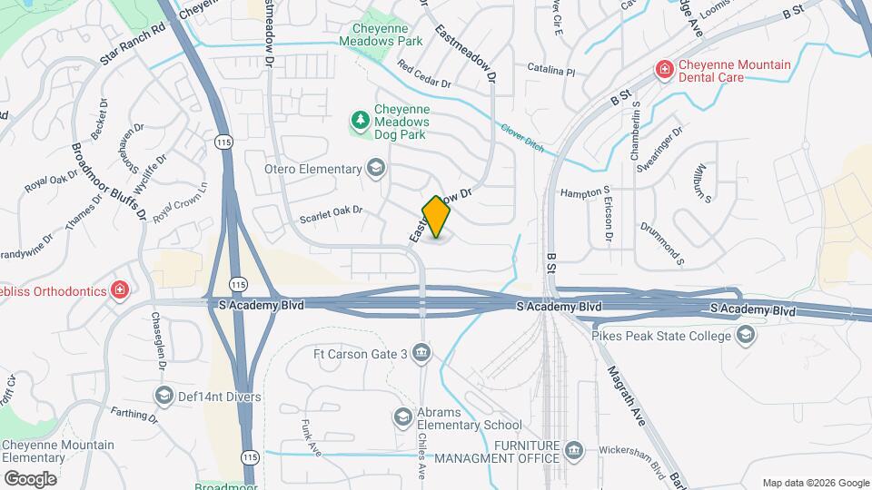 8438 Creek Brush Dr Map and Location Details