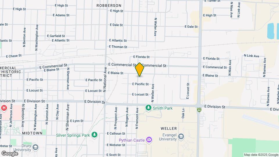 1720 N Fremont Ave Map and Location Details